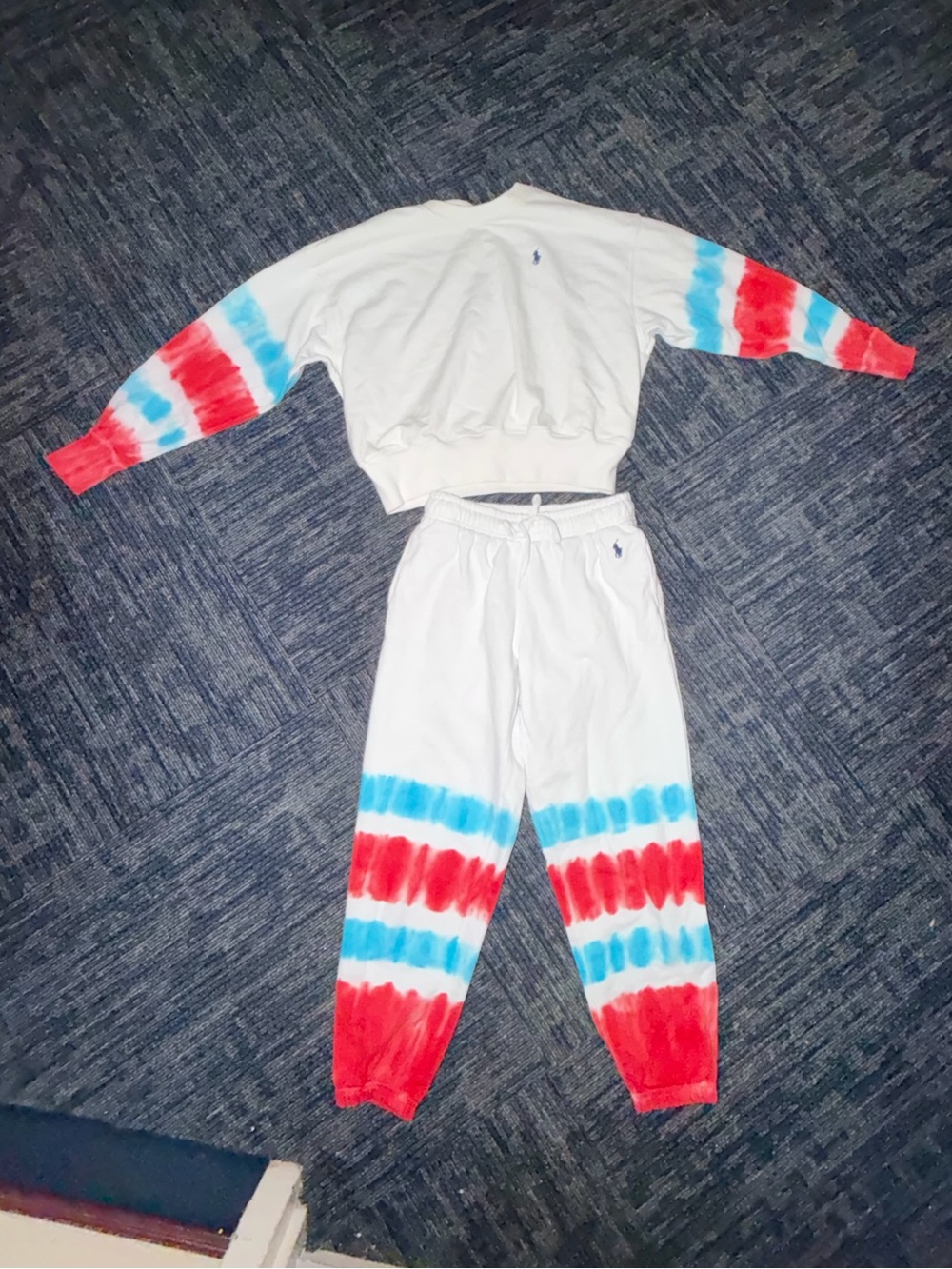 Ralph Lauren Tye Dye French Terry Jogge - SET